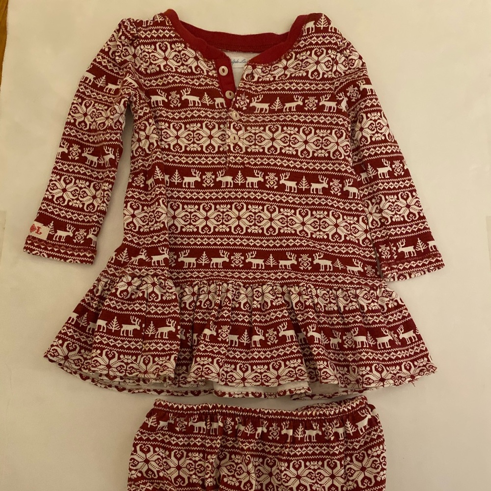 Ralph Lauren Holiday dress and bloomer Set